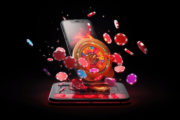 Tampilan meja Lightning Dice dengan tiga dadu di platform joglo toto